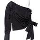 One Shoulder Dress Shirt