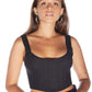 Suede Corset